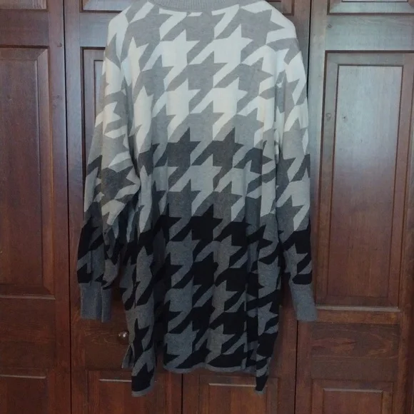 5X Isaac Mizrahi sweater houndstooth - Picture 7 of 7